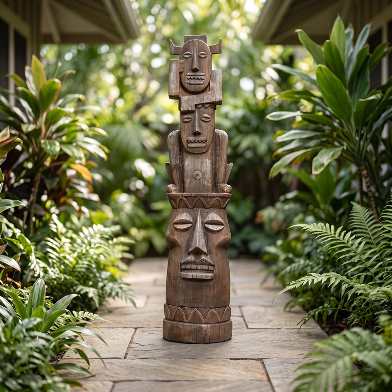 Statue tiki dieu des trois plaisirs