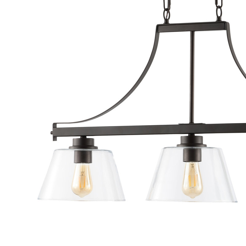 Luminaire suspendu pour îlot de cuisine 3 lumières Alberae