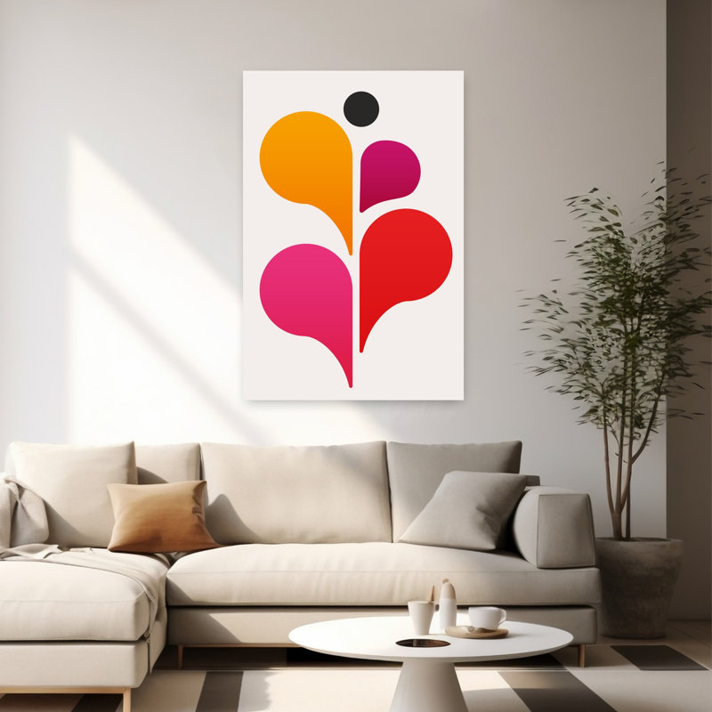 Art contemporain, art contemporain abstrait, H 60 po x l 40 po