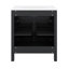 Ensemble de meuble-lavabo 60 po avec lavabo double, ensemble de meuble-lavabo 60 po avec meuble-lavabo double, tablette réglable, portes à fermeture en douceur et tiroir rabattable-1556626603