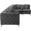 168" Wide Velvet Reversible Modular Corner Sectional-82749529