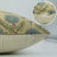 Housse de coussin en mélange de lin Fab divine Elegant, jeté, imprimé bloc (Swarna, bleu)-106270310-106270309