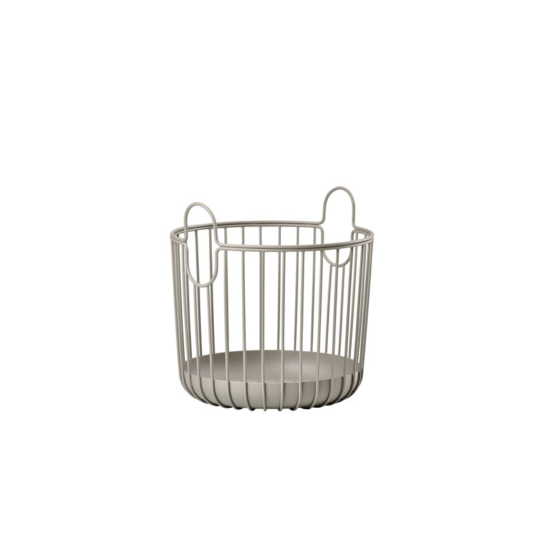 Zone Denmark Decorative Bin, Taupe, 20cm H x 20cm W x 20cm D