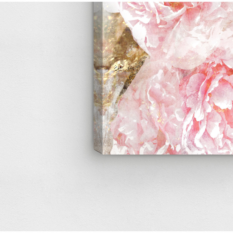 « roses », impression sur toile oliver gal, H 20 po x l 30 po, Toile tendue