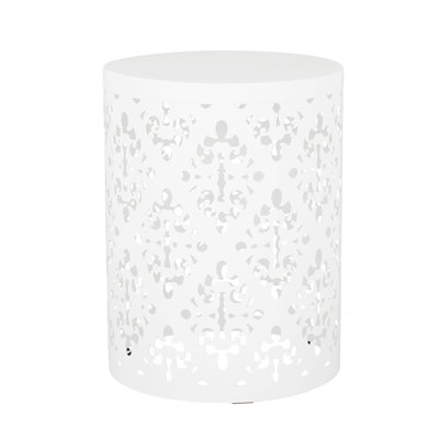 Outdoor Metal End Table -Large