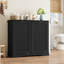 Armoire poubelle 2 x 13 gallons à double inclinaison - Désodorisation-130715337-133387752