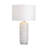 29.5" Ceramic Table Lamp With White Shade