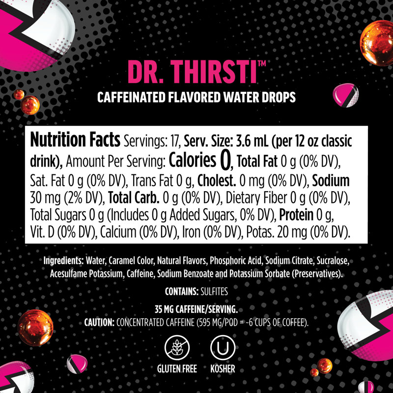 Dr. Thirsti Flavored Water Drops
