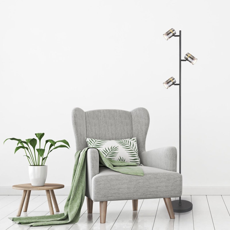 154cm Powder Coated Traditional Floor Lamp