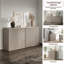 Buffet 2 portes avec tablettes réglables l 34,6 po Cesiro-31390574-14086696