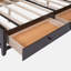 Lit en bois avec armoire et tablette tout-en-un-1205873029