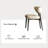 Cave stone slab rectangular dining table and chair-102290535