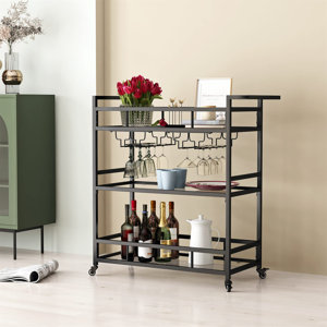 Ellisville Metal Bar Cart