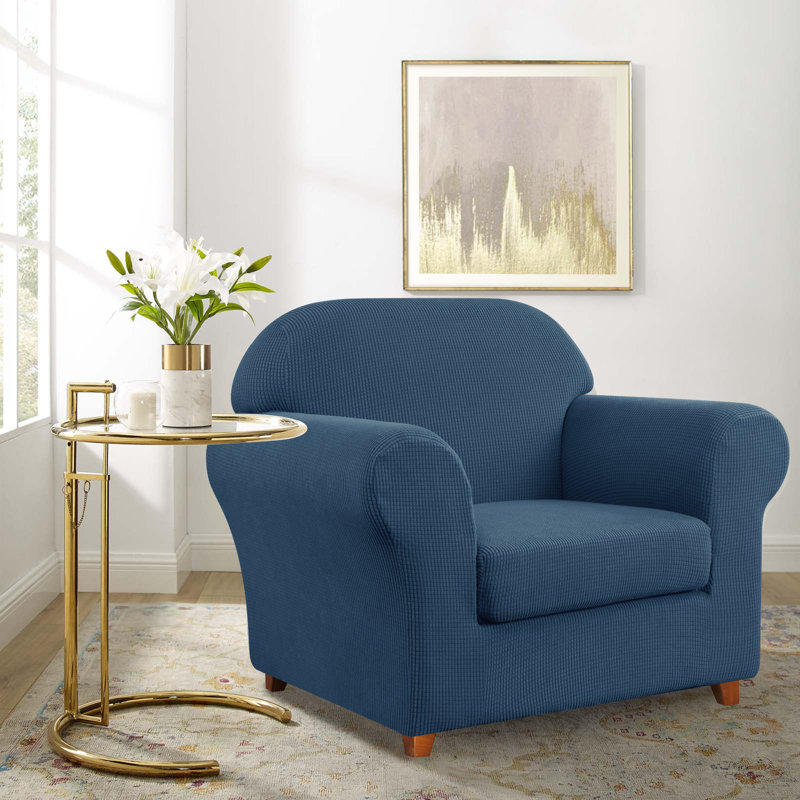 Housse pour fauteuil Howkwa, Bleu denim