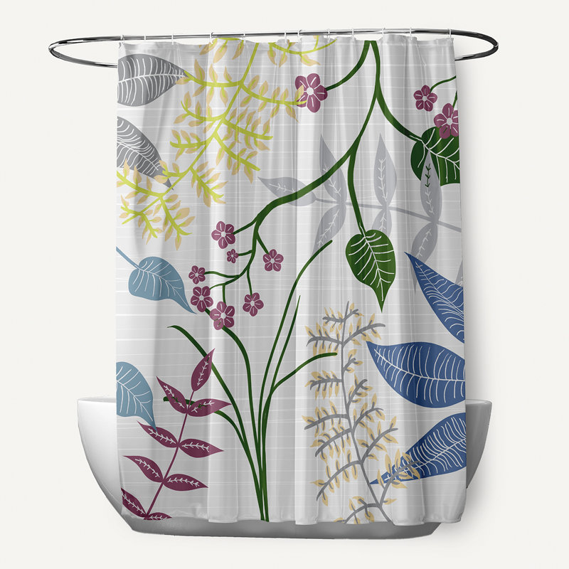 Rideau de douche simple Slezak, gris