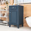 Meuble-lavabo moderne à faible encombrement avec lavabo intégré, tablette réglable et porte à fermeture en douceur-1825510548