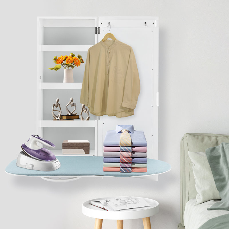 37.5X14x8” Wall Mount Ironing Board Cabinet