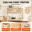 Console en rotin avec 2 tiroirs de rangement, table d'entrée en rotin avec porte coulissante en rotin naturel, table console pour salon, bureau, entrée ou mur télé