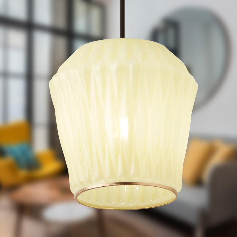 Luminaire suspendu dôme en or 6,75 po Kendall