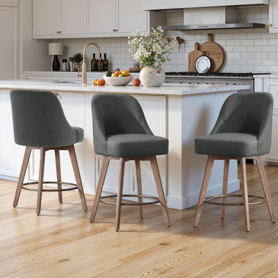 Makylia Swivel 26" Counter Stool