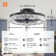 16'' Smart LED Ceiling Fan with Light and Remote APP Control