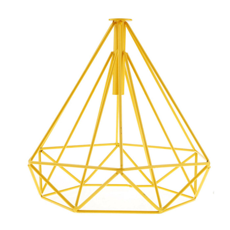 66.04cm H Metal Novelty Pendant Shade ( Uno ), Yellow