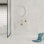 Meuble-lavabo à fixation douce 28 po avec lavabo - fixation murale - blanc brillant