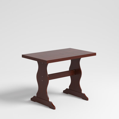 Ensemble de table et banc en bois massif Classic