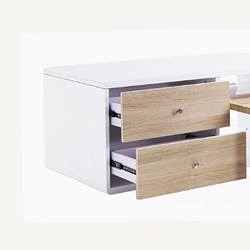 Verux White High Gloss Finish Coffee Table
