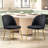 Modern Velvet Armless Side Dining Chairs-1480541487