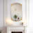 Miroir de coiffeuse doré Kaseta