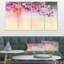 « aquarelle painting cerises », ensemble de 4 reproductions d’art sur toiles tendues
