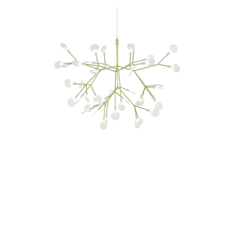 Heracleum III LED Chandelier, Copper, 20.9" H x 28.3" W x 28.3" D, 157.5"