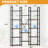 Quach Triple 5-Tier Etagere Bookcase-281679482