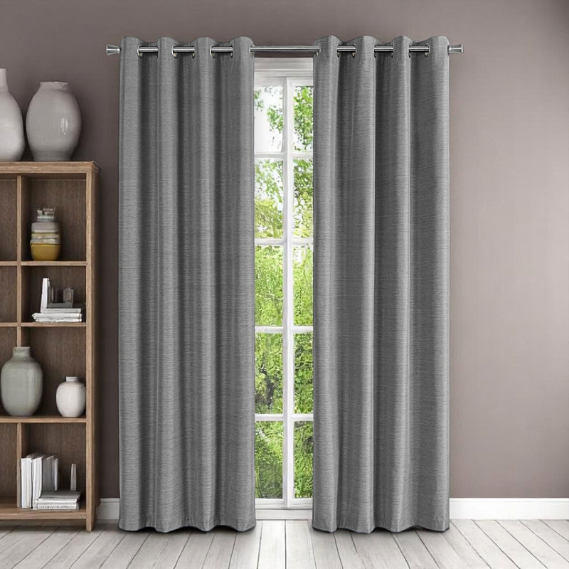 Damara Curtain Panel 2pcs Set 54"W X 95"L