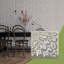 Panneau mural décoratif 3D en schiste EnduraWall l 19 5/8 po x H 19 5/8 po, chrome brillant (couvre 2,67 pieds carrés)-123526006