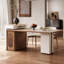 Table de salle à manger de luxe moderne, simple et légère