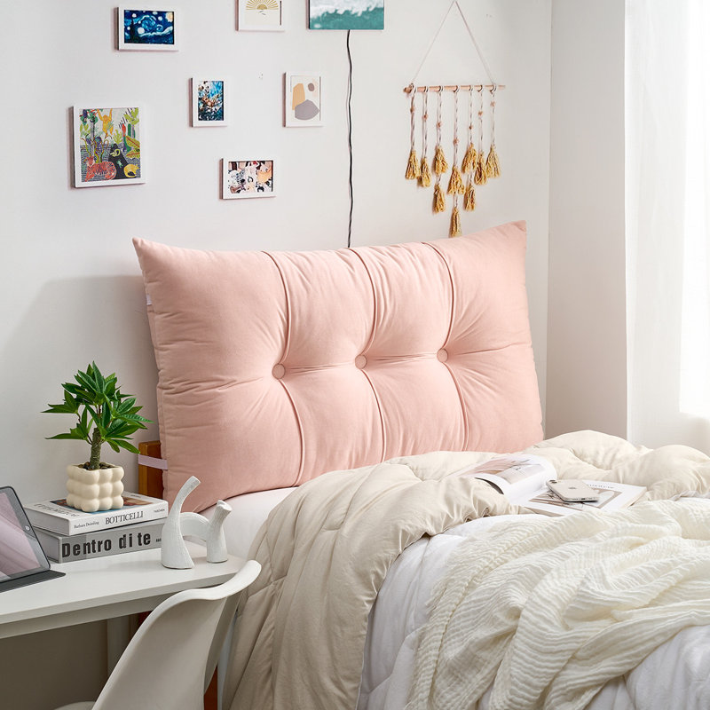Tête de lit simple très moelleuse Rainha, Rose du dimanche