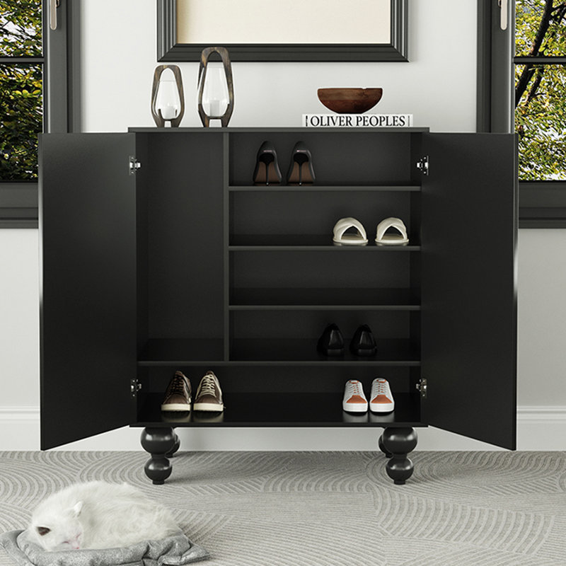 16 Pair Shoe Storage Cabinet