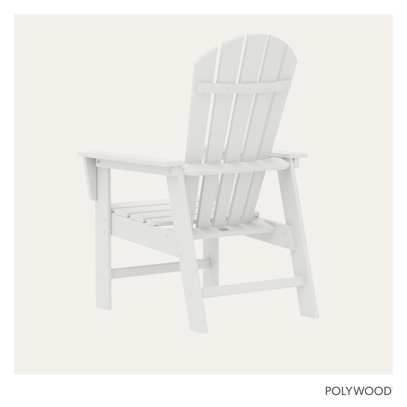 POLYWOOD South Beach Casual Chair, White