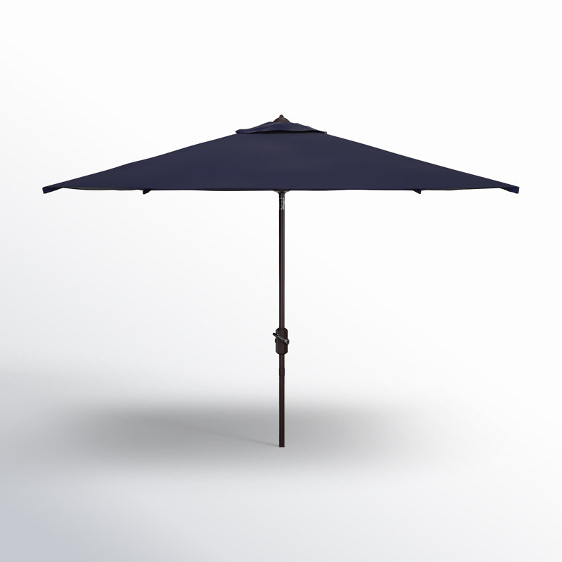 Parasol de marché carré 90 po Lealia, Bleu marine