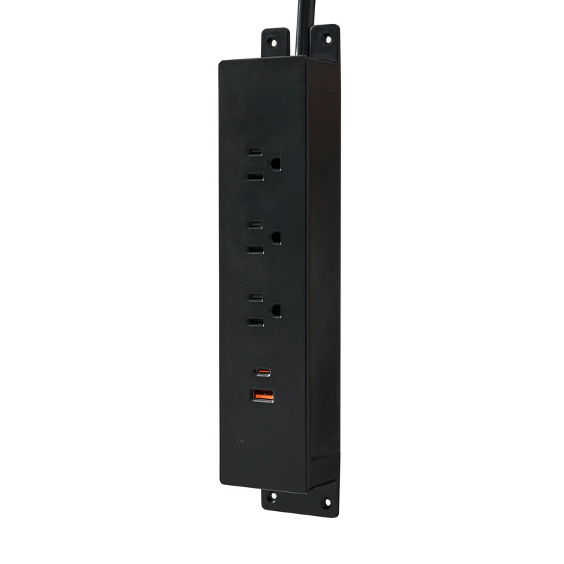 Outdoor Power Outlet with USB Type-C and Mounting Bracket