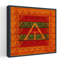 Motif tribal géométrique abstrait contemporain, art mural d'hiver-2034283207