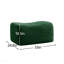 Repose-pieds en tissu Teddy - vert-130676378