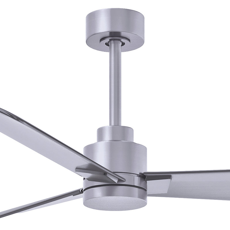 Ventilateur de plafond Alessandra 42, Nickel brossé, Nickel brossé