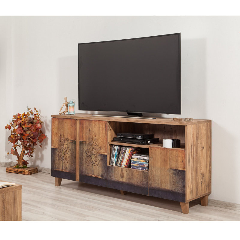 Noille Unfinished TV Stand for TVs up to 55"