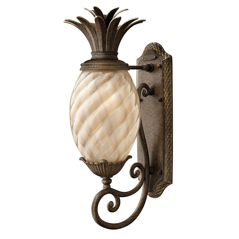 Plantation 1 Light Wall Lantern, 21.25" H x 8" W x 11" D, Incandescent