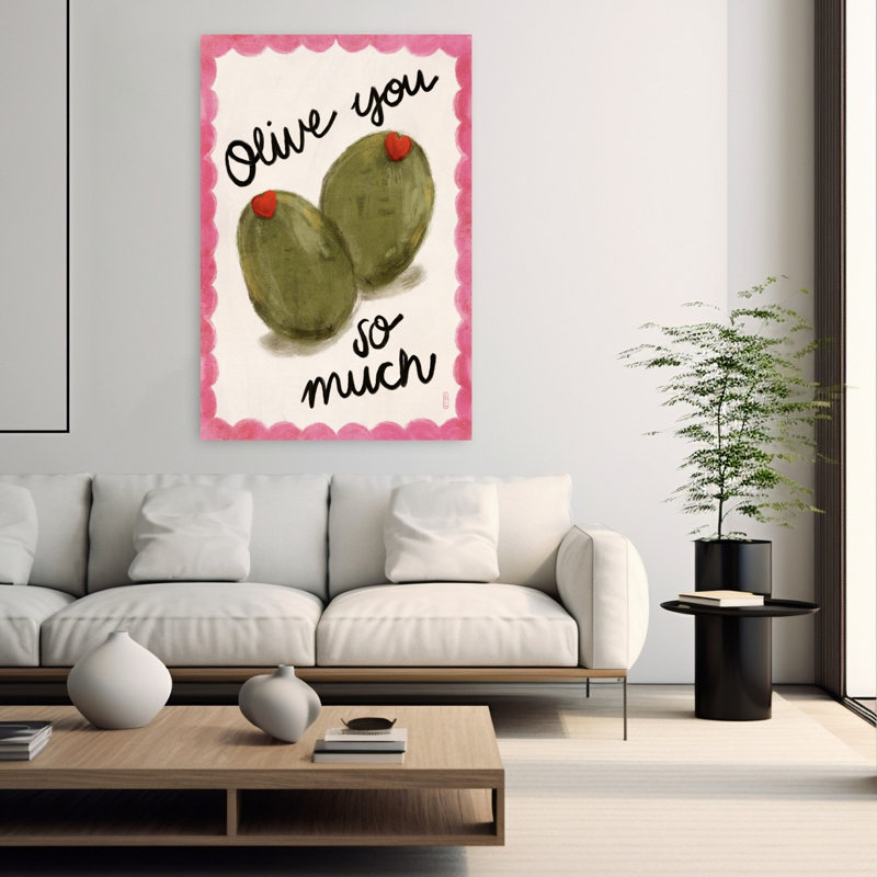Olive You So Much by Dirkie Nell - Wrapped Canvas Print, 152.4 cm H x 101.6 cm W