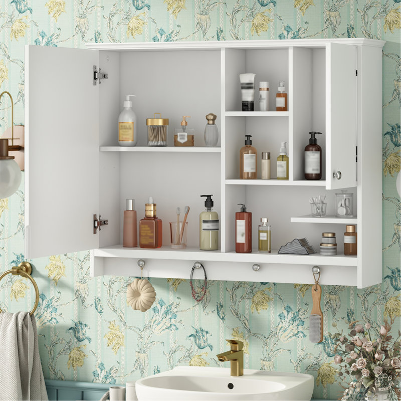 Armoire à pharmacie moderne de 36 pouces avec tablettes réglables - Améliorez l'organisation et le style de votre salle de bain