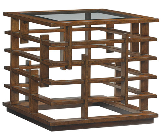 Island Fusion Nobu Square Lamp Table